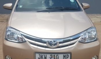 Toyota Etios 1.5 Xs 5 Door 2016 full