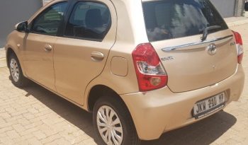Toyota Etios 1.5 Xs 5 Door 2016 full