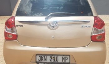 Toyota Etios 1.5 Xs 5 Door 2016 full