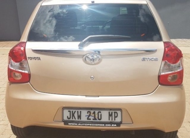 Toyota Etios 1.5 Xs 5 Door 2016 full